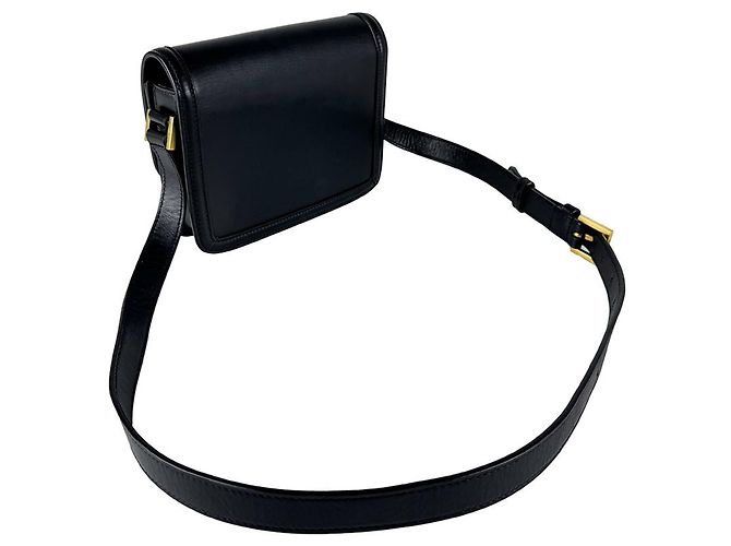 Borsa a tracolla Saint Laurent in pelle nera Nero - vista 10