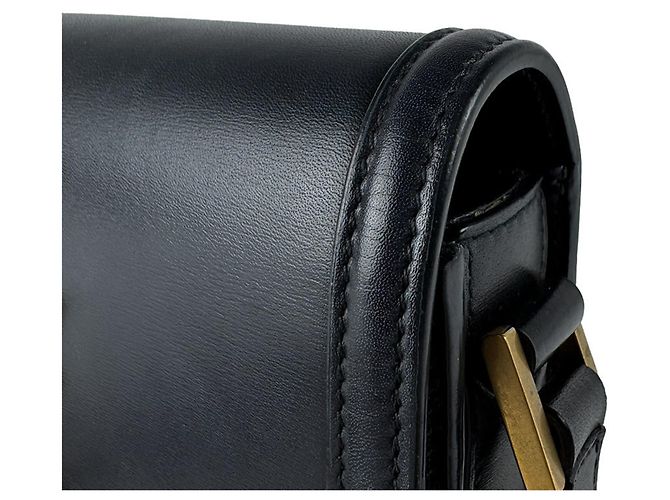 Borsa a tracolla Saint Laurent in pelle nera Nero - vista 6
