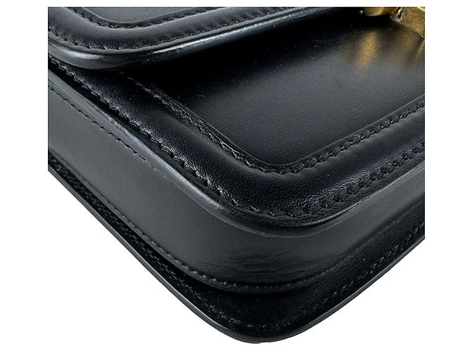 Borsa a tracolla Saint Laurent in pelle nera Nero - vista 9