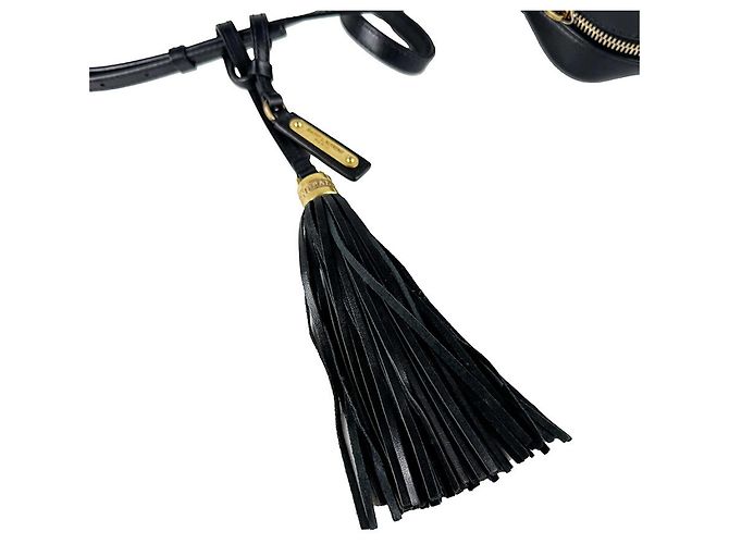 Borsa a tracolla Saint Laurent in pelle nera Nero - vista 11