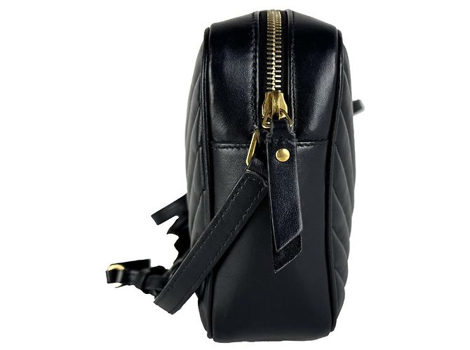 Borsa a tracolla Saint Laurent in pelle nera Nero - vista 2