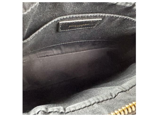 Borsa a tracolla Saint Laurent in pelle nera Nero - vista 5