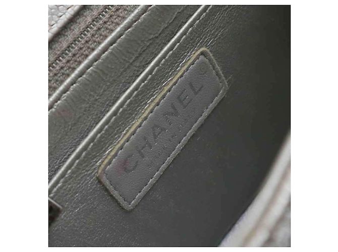Borsa a Tracolla Chanel Grigio Metallizzato Metallico - vista 13