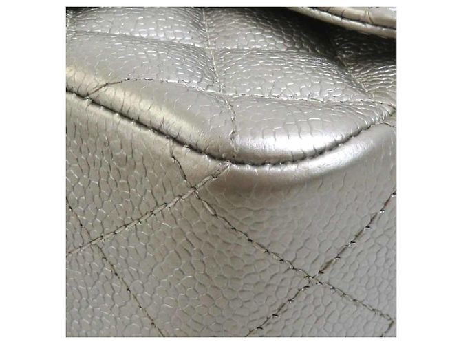 Borsa a Tracolla Chanel Grigio Metallizzato Metallico - vista 6