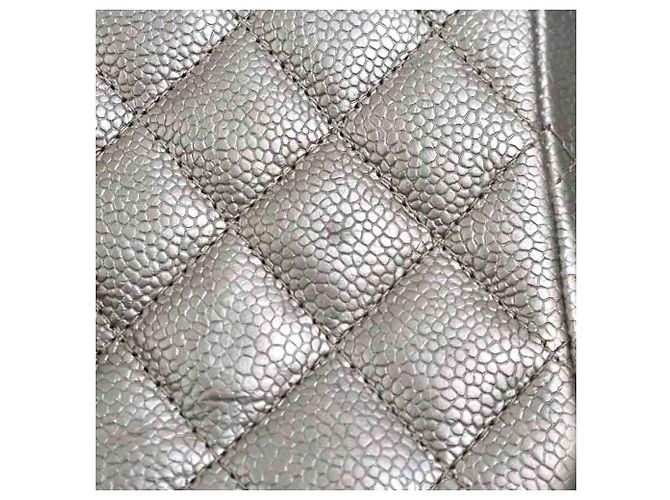 Borsa a Tracolla Chanel Grigio Metallizzato Metallico - vista 9