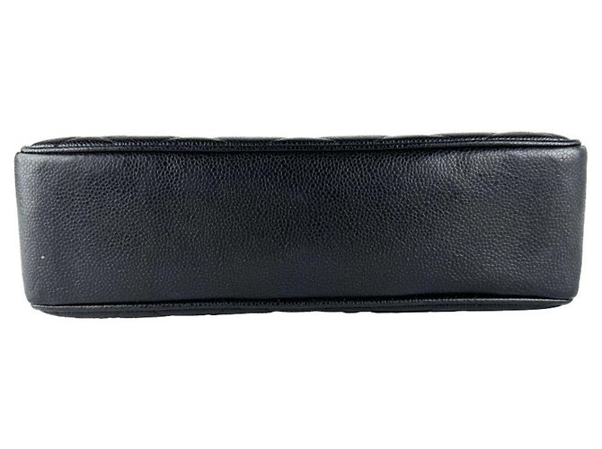 Bolso de hombro Chanel de piel de becerro granulada Negro - vista 5