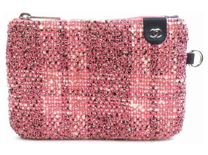 Borsa a mano Chanel in pelle blu navy - vista 13