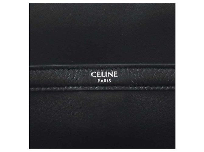 Céline Borsa a mano Celine Medium Cabas in pelle Nero - vista 12