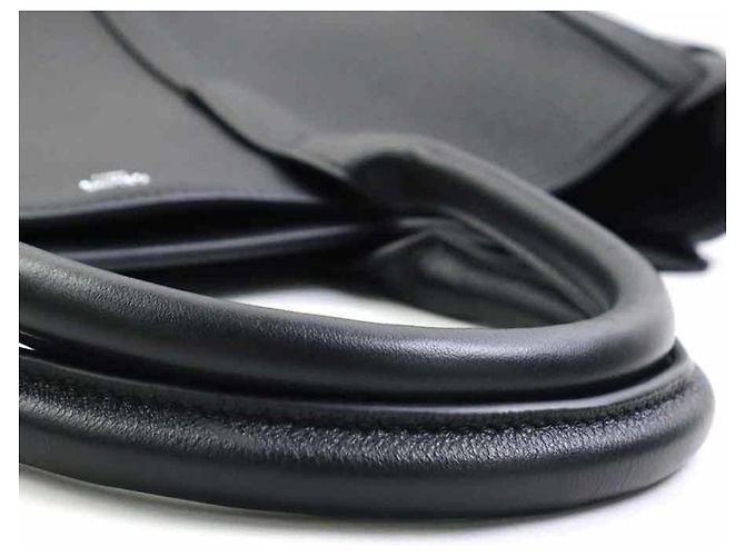 Céline Borsa a mano Celine Medium Cabas in pelle Nero - vista 13