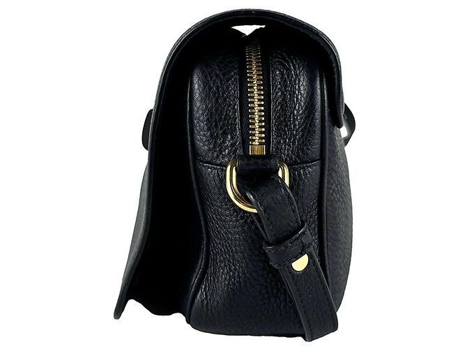 Borsa a tracolla Prada in pelle nera Nero - vista 2