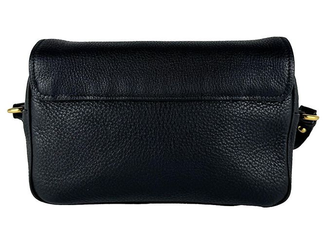 Borsa a tracolla Prada in pelle nera Nero - vista 3