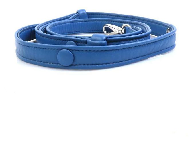 Prada Schultertasche aus blauem Leder - Ansicht 11