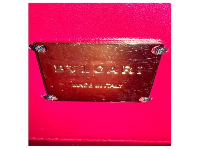 Bulgari Borsa in pelle Bvlgari Serpenti Forever rosa - vista 10