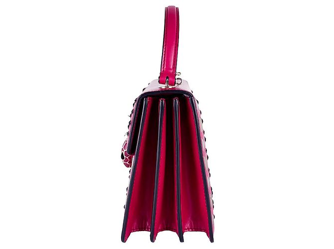Bulgari Borsa in pelle Bvlgari Serpenti Forever rosa - vista 2