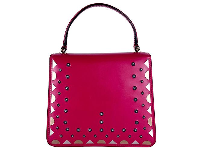 Bulgari Borsa in pelle Bvlgari Serpenti Forever rosa - vista 3
