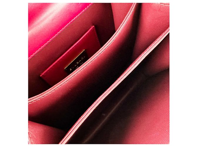 Bulgari Borsa in pelle Bvlgari Serpenti Forever rosa - vista 5