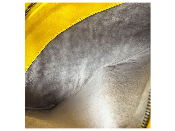 Borsa a tracolla Bottega Veneta Yellow Intrecciato Giallo - vista 5