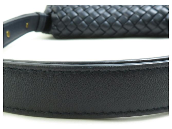 Borsa a tracolla Bottega Veneta Intrecciato Small in pelle Cobble - vista 9