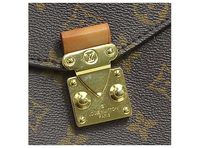 Borsa a tracolla Louis Vuitton Monogram Pochette Metis Marrone Monogramma - vista 12