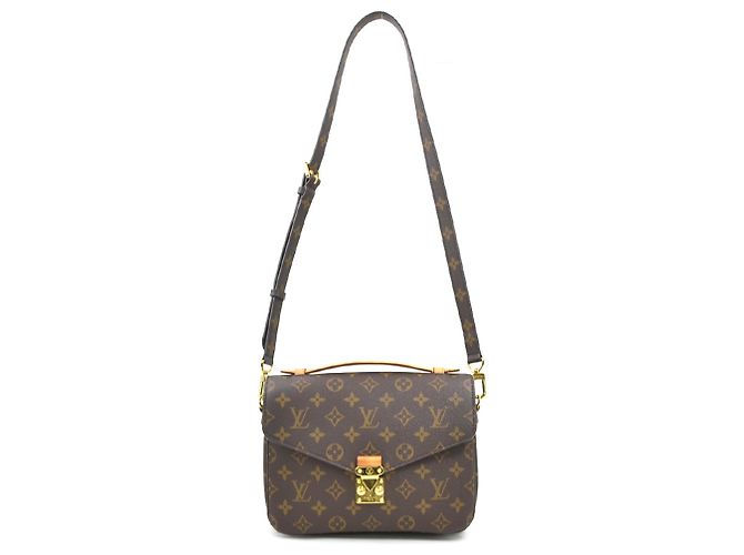 Borsa a tracolla Louis Vuitton Monogram Pochette Metis Marrone Monogramma - vista 15