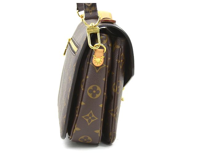 Borsa a tracolla Louis Vuitton Monogram Pochette Metis Marrone Monogramma - vista 2