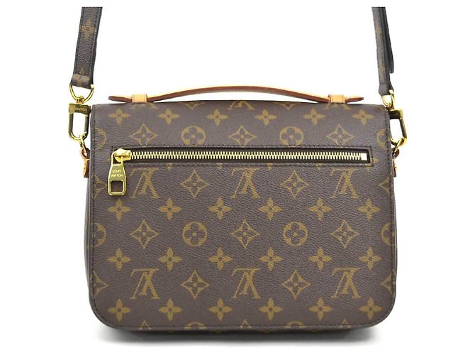 Borsa a tracolla Louis Vuitton Monogram Pochette Metis Marrone Monogramma - vista 3