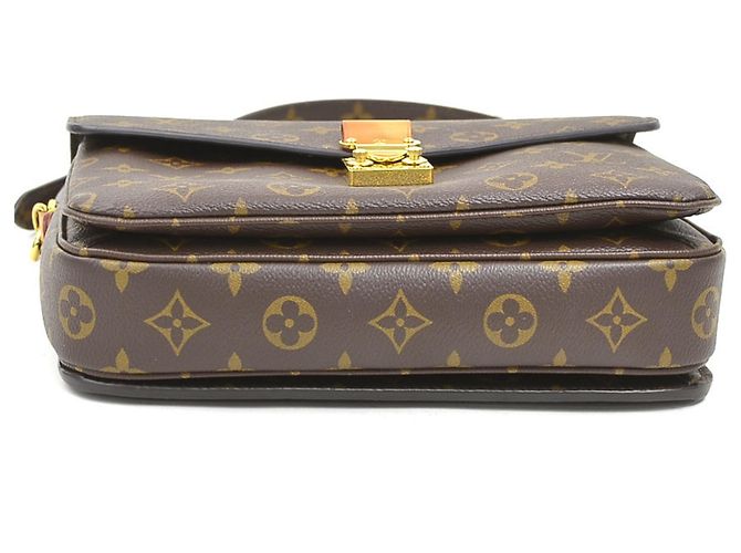 Borsa a tracolla Louis Vuitton Monogram Pochette Metis Marrone Monogramma - vista 4