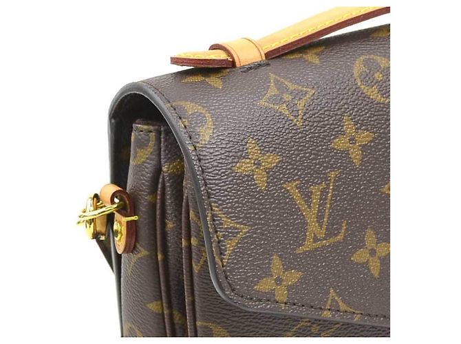 Borsa a tracolla Louis Vuitton Monogram Pochette Metis Marrone Monogramma - vista 6