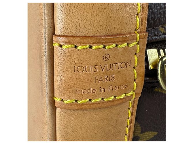 Borsa Louis Vuitton Alma Monogram Canvas Marrone Monogramma - vista 12