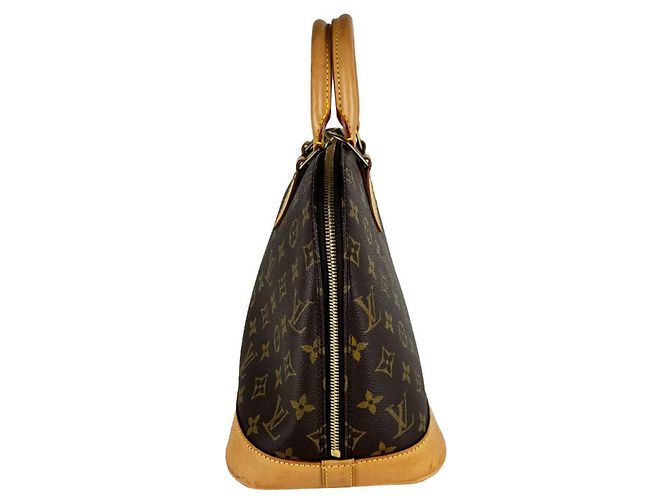 Borsa Louis Vuitton Alma Monogram Canvas Marrone Monogramma - vista 2