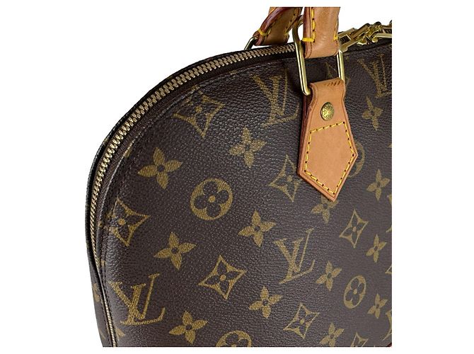 Borsa Louis Vuitton Alma Monogram Canvas Marrone Monogramma - vista 6