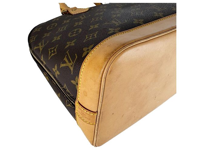 Borsa Louis Vuitton Alma Monogram Canvas Marrone Monogramma - vista 8