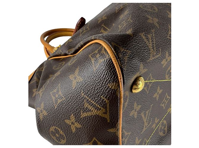 Borsa Louis Vuitton Monogram Tivoli GM Marrone Monogramma - vista 9