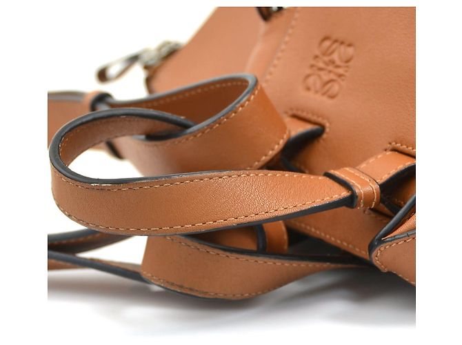 Hammock Borsa a mano Loewe in pelle marrone - vista 8