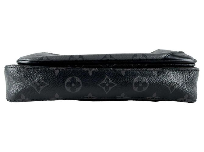 Borsa a tracolla Louis Vuitton Monogram Eclipse Marrone Nero Monogramma - vista 4
