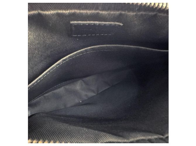Borsa a tracolla Louis Vuitton Monogram Eclipse Marrone Nero Monogramma - vista 5