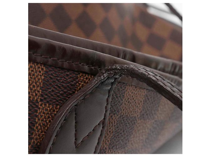 Louis Vuitton Neverfull MM Damier Ebene Borsa Tote Marrone Marrone scuro - vista 15
