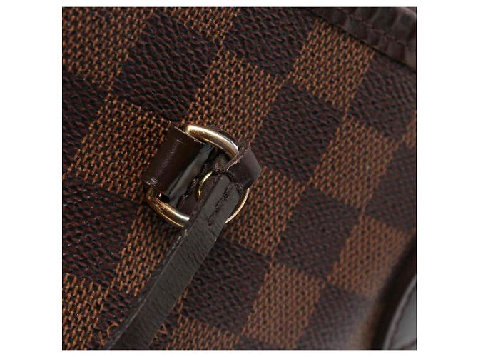 Louis Vuitton Neverfull MM Damier Ebene Borsa Tote Marrone Marrone scuro - vista 16