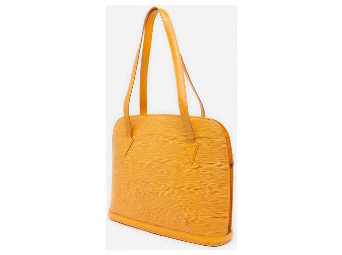 Louis Vuitton Lussac Borsa a tracolla Pelle Epi Gialla Giallo - vista 2