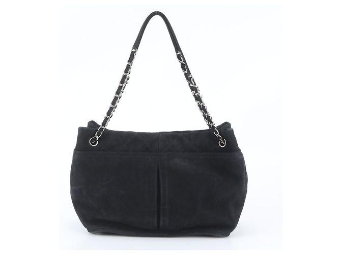 Borsa a tracolla con catena in pelle Matelassé Chanel Nero - vista 3