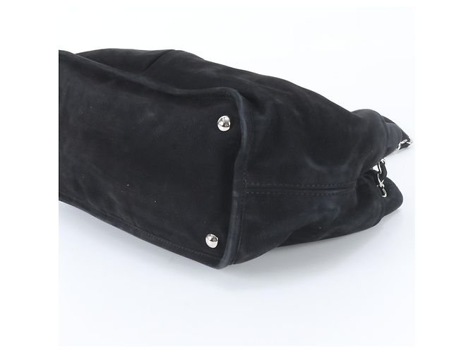 Borsa a tracolla con catena in pelle Matelassé Chanel Nero - vista 4