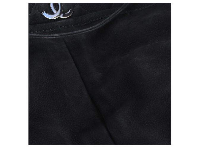 Borsa a tracolla con catena in pelle Matelassé Chanel Nero - vista 9