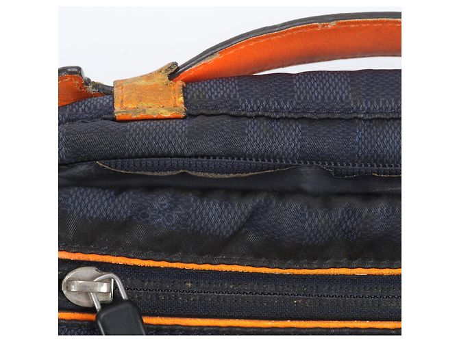 Sac banane Louis Vuitton Damier Challenge Bleu Marine - vue 10