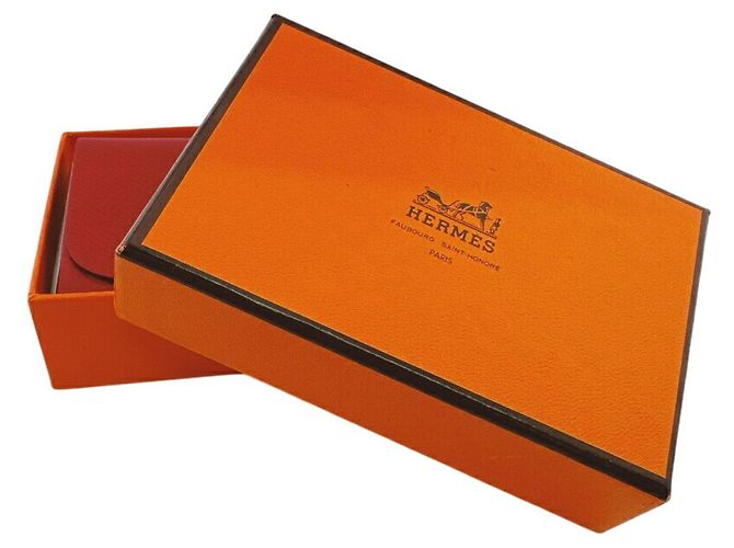 Hermès Tarjetero Accordion Hermes en Rojo Roja - vista 10
