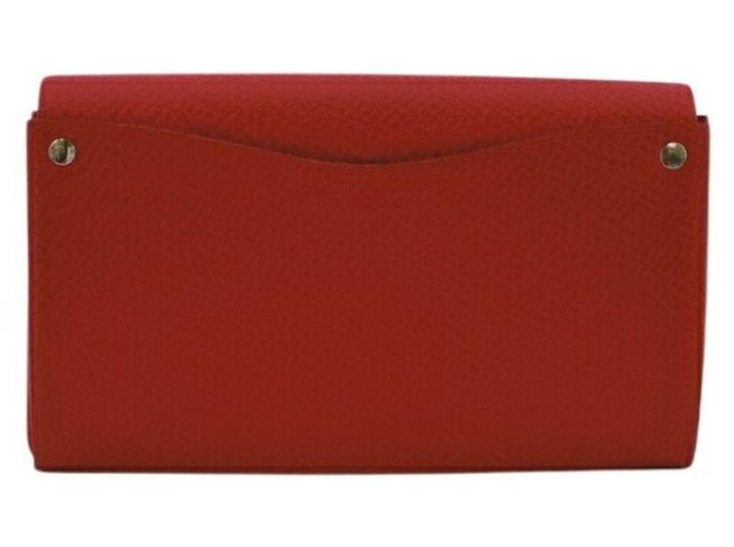 Hermès Tarjetero Accordion Hermes en Rojo Roja - vista 2