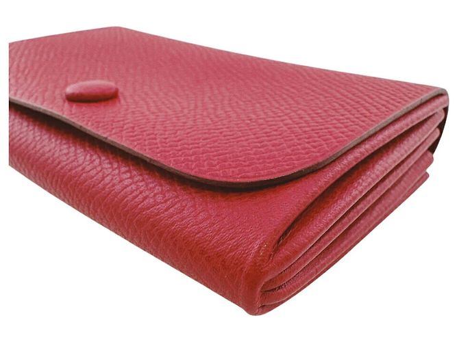 Hermès Tarjetero Accordion Hermes en Rojo Roja - vista 4
