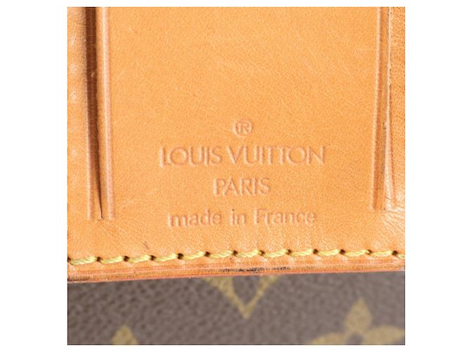 Borsa in pelle Louis Vuitton Monogram Satellite 70 Marrone - vista 10
