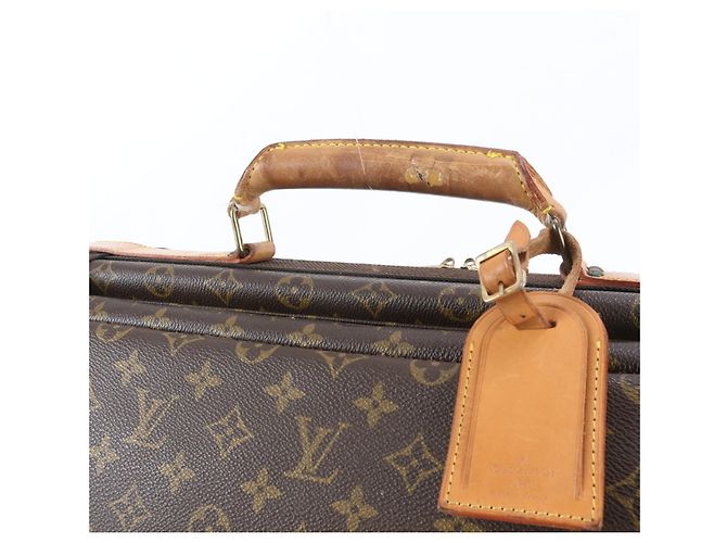 Borsa in pelle Louis Vuitton Monogram Satellite 70 Marrone - vista 2