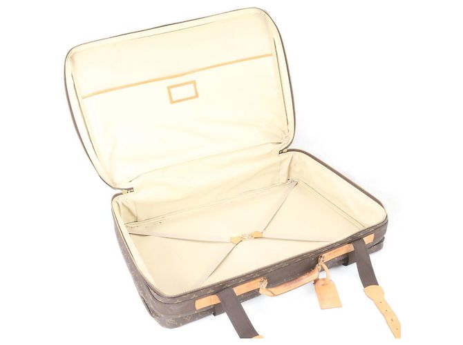 Borsa in pelle Louis Vuitton Monogram Satellite 70 Marrone - vista 7