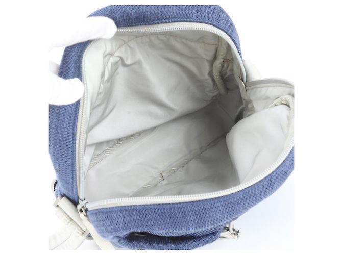 Autre Marque Borsa Messenger Pradasports Marrone Blu navy - vista 7